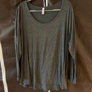EUC LuLaRoe Lynnae - 3XL - Solid Charcoal Grey